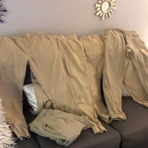 Beige khaki Joggers, size Mens M, (32-34)